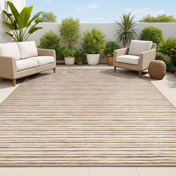 Finn Modern Farmhouse Pinstripe Area Rug